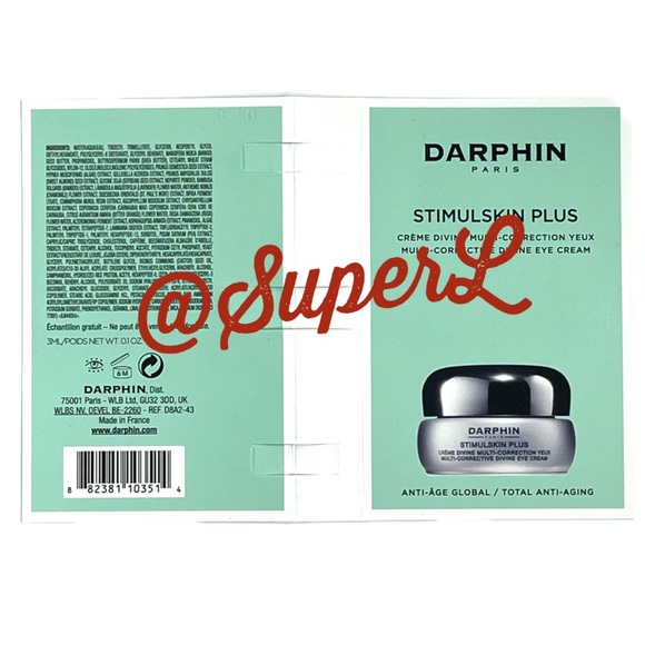 3/$15 NEW DARPHIN Stimulskin Plus Divine Eye Cream Primer Makeup Base - Picture 8 of 11